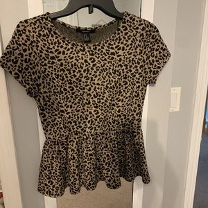 forever 21 peplum shirt